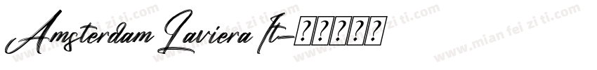 Amsterdam Laviera It字体转换